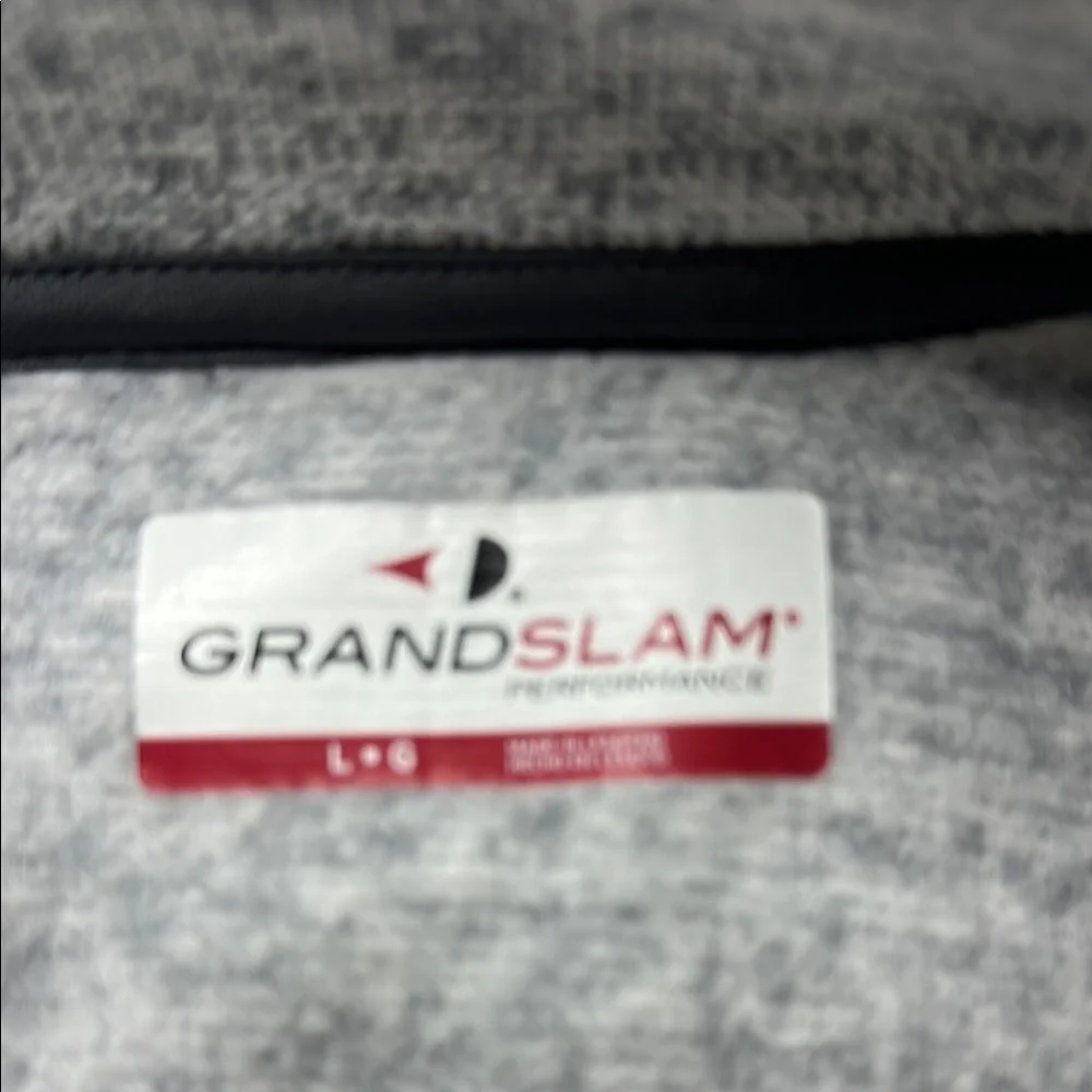 Grand Slam Heather Gray Vest with Black Accents
